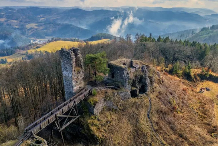 Castle Ruins Zubštejn, Czech Republic (Czechia)